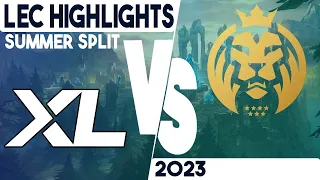 MAD vs XL Highlights  | LEC Summer 2023 Week 2 Day 3 | Mad Lions vs Excel