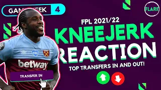 FPL GAMEWEEK 4 KNEEJERK | Antonio Inform? | Gameweek 4 | Fantasy Premier League Tips 2021/22