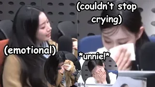 tzuyu and dahyun can’t stop crying after hearing this from each other