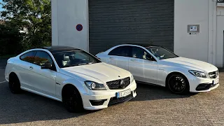 CarGuyMo | Kampf der Giganten W204 C63 AMG vs. W205 C63S AMG im Vergleich