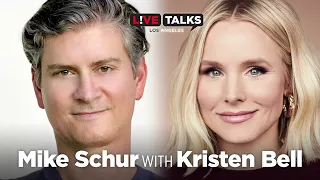 Mike Schur in conversation with Kristen Bell at Live Talks Los Angeles