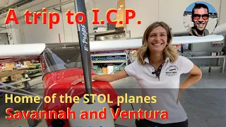 Trip to I.C.P. - where the STOL plane Savannah is built - crossing the West Alps with the VL3