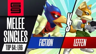 Fiction (Falco) vs Leffen (Fox) - Melee Singles Top 64: Losers Round 6 - Genesis 9