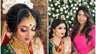 Live Bridal Hairstyle Live By Arpita Dey