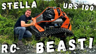 MR Stella Has Created a BEAST! We Test The Stella URS 100 Remote Control Rotary Brush Mower!