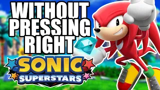CAN YOU BEAT Sonic Superstars Without Pressing RIGHT OR LEFT?! (Part 1)