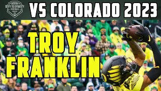 Troy Franklin SCORES TWO TOUCHDOWNS vs Colorado 2023