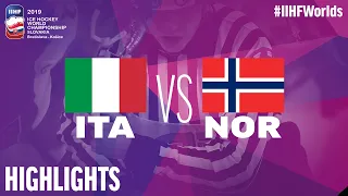 Italy vs. Norway - Game Highlights - #IIHFWorlds 2019