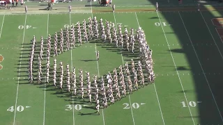 Fightin' Texas Aggie Band Halftime Drill - Clemson Game at Clemson, SC - 9/7/19