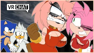 Dream Girl Amy Fights Modern Amy?! [Feat: Silver & Sonic] (VR Chat)