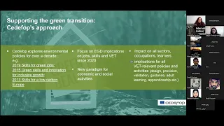 Webinar2 ENGLISH : eLearning course on Skills Anticipation and Matching with focus on green skills