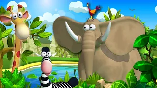 Gazoon | The Lake Monster | Jungle Book Stories | Kids Animation | Funny Animal Cartoon For Kids