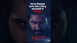 Varun Dhawan turns into a fiery werewolf in Bhediya #shorts