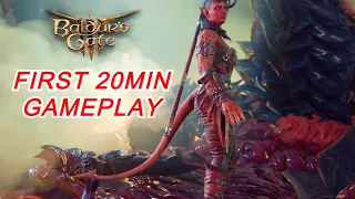 First 20 min Gameplay of Baldur's Gate 3