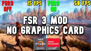 Testing fsr 3 on integrated graphics | AMD ryzen 5500u