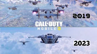 Call Of Duty Mobile BR Airplane Evolution 2019 to 2023