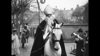 Intocht van Sinterklaas in Breda in 1929 [HD]