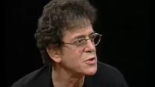 Lou Reed on the Charlie Rose Show (April 21st 1998)