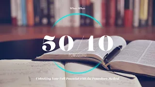 Pomodoro Technique 50/10, 8set | Study Ambience, Study Timer - Library Version | 뽀모도로, 공부