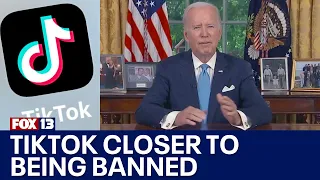 Biden says if bill banning TikTok reaches his desk, he'll sign