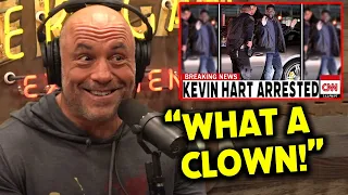 Joe Rogan Reacts To Kevin Hart Being ARRESTED For Trying To Jump Katt Williams...!?