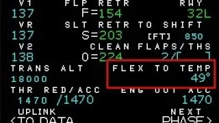 What is FLEX Temperature or Assumed/Derated Temperature | How FLEX Takeoff Works #pilot #airplane