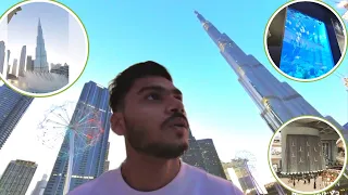 Dubai vlog | burj khalifa और dubai mall, की सैर | VLOG NO 07 | #dubai #burjkhalifa #fountain #travel