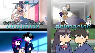 Komi X Toy Boy animacion vs original