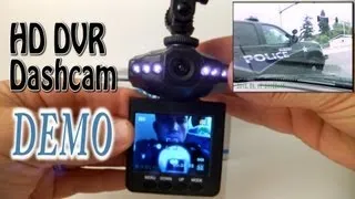 HD Infrared Dash Cam DVR with 2.5" LCD Screen DEMO