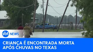 Fortes chuvas deixam centenas ilhadas no Texas, EUA |#SBTNewsnaTV(06/05/24)