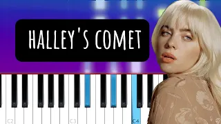 Billie Eilish - Halley's Comet | Piano Tutorial