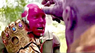 Thanos Uses Time Stone & Kills Vision Scene [BLURAY HD] Avengers Infinity War