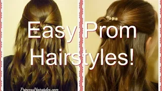 2 Easy Prom Hairstyles in 3 Minutes!