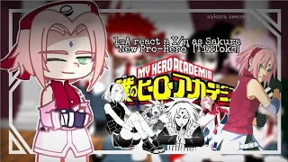 ★Bnha 1-A react a S/n New Pro-Hero as Sakura //Gacha Club// [Tiktoks • anime spoilers • PT/BR]★