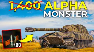1,400 ALPHA or NO ALPHA! ⛔ | World of Tanks JagdPanzer E-100 Full HE
