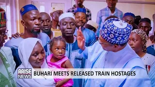 Buhari meets released train hostages