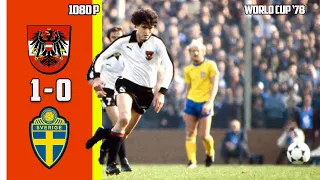 Autriche vs Sweden 1 - 0 Best Of Moments Exclusives World Cup 78 HD