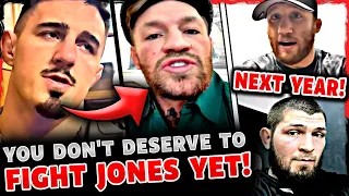 Conor McGregor RESPONDS to Tom Aspinall / Justin Gaethje revealed his RETURN DATE / Khabib UFC 302