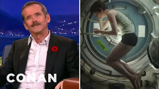 Astronaut Chris Hadfield On Sandra Bullock's "Gravity" Underwear | CONAN on TBS