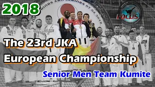 The 23rd JKA European Championship - Men Team Kumite