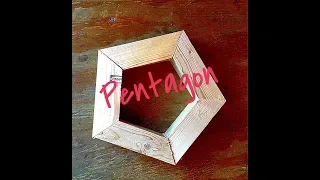 How to cut a pentagon on a miter saw