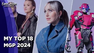 Eurovision 2024 NORWAY (Melodi Grand Prix) | My Top 18