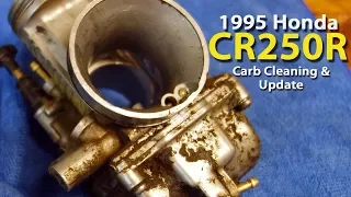 1995 Honda CR250 - Carb cleaning and update