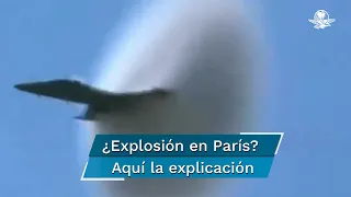 “Explosión sónica”. La explicación detrás de “romper la barrera de sonido”