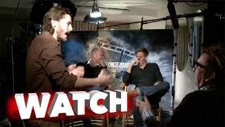 The Finest Hours: Casey Affleck Takes Over Exclusive Interview with Chris Pine & Ben Foster