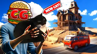 I RESCUED a New Cat in a Haunted House in The Long Drive Hardcore Survival!