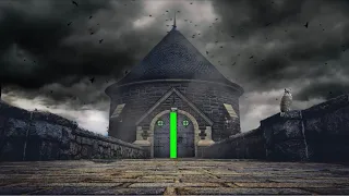 Green Screen Castle Door opening HD video effect