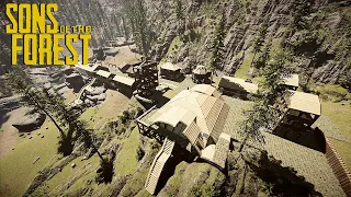 Clifftop Village Community Base Tour, (Sons Of The Forest)