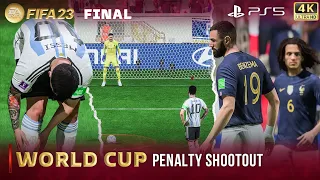 FIFA 23 | World Cup Final | Penalty Shootout | PS5™ 4K 60FPS