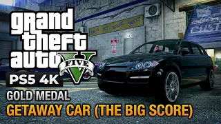 GTA 5 PS5 - Mission #83 - Getaway Car (The Big Score) [Gold Medal Guide - 4K 60fps]